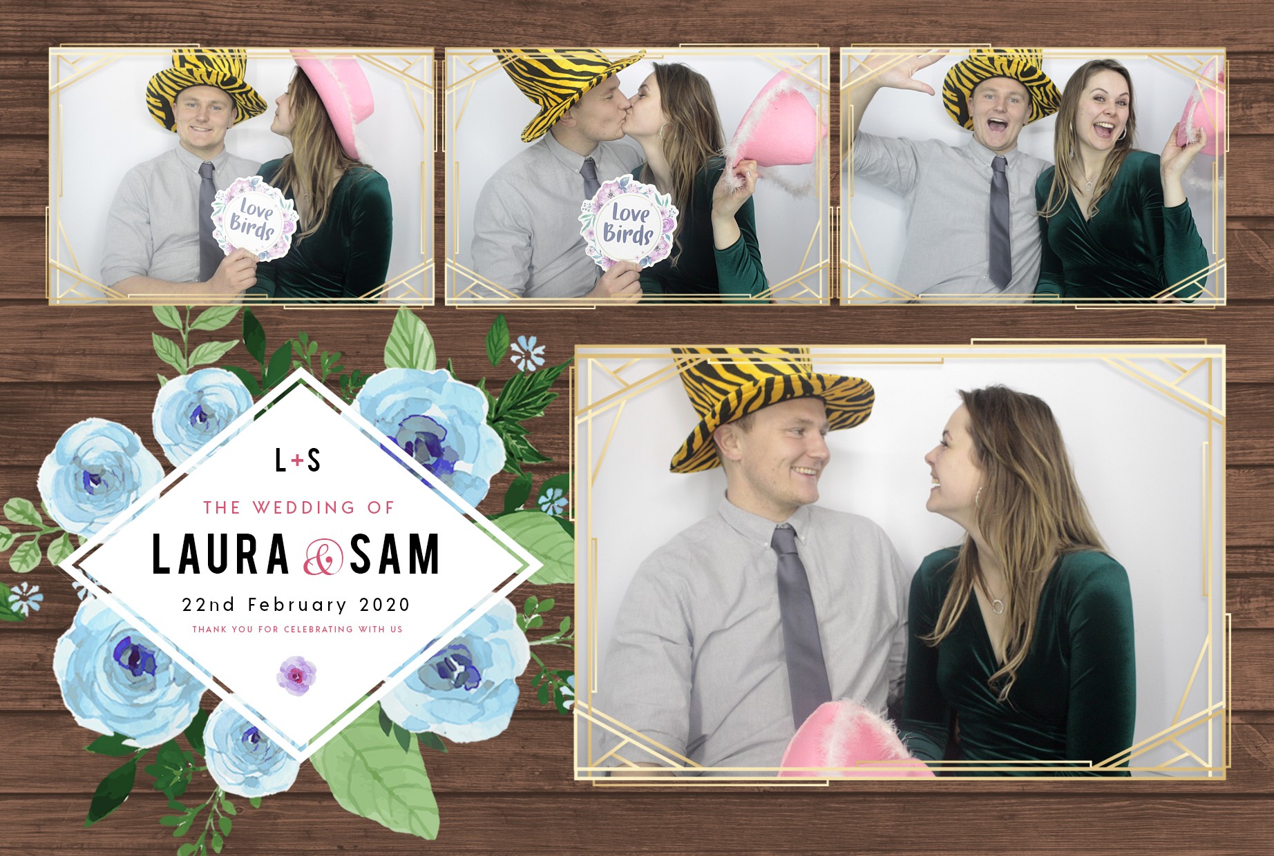 Laura and Sam's Wedding | View more photos from the event at gallery.myphotoboothexperience.co.uk/u/MyPhotoBoothExperienceLtd/Laura-and-Sams-Wedding